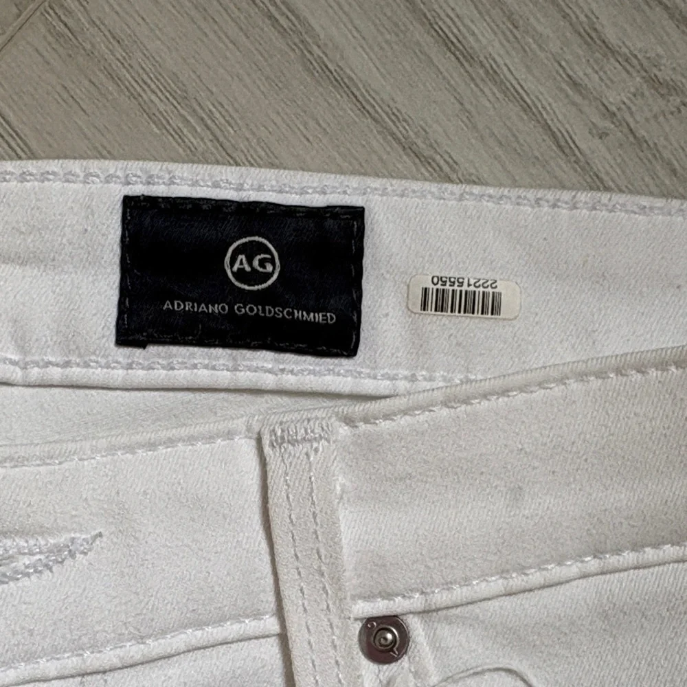 AG Adriano Goldschmied Women's Prima Cigarette Leg White Jean - Picture 2 of 6